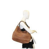 Zaira Distressed Leather Hobo