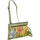 Hand Painted Organizer Wallet with Smart Phone Case