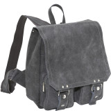 Distressed Leather Laptop Backpack