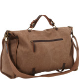 Canvas Weekend Duffle w/Leather Accent