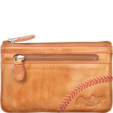 Baseball Stitch Pouch With Credit Card Insert