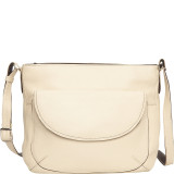 Top Zip Crossbody with Front Pocket
