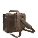 13" Leather MacBook Pro Briefcase Backpack