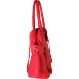 PU Leather Tote Diaper Bag with Baby Changing Pad and Bottle Insulation