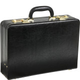 Expandable Executive Faux Leather Attache Case