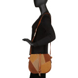Daisy Patchwork Saddle Bag