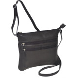 Soft Drum Dyed Leather Square Crossbody Bag