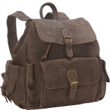 Backpack with Flap Over Pockets