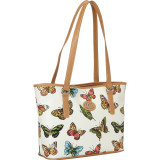Butterfly Saffiano Tote
