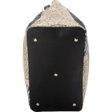 Large Expandable Tote Bag with Zippers