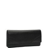 Donington Gold Gusseted Clutch Wallet