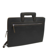 Leather Slim Portfolio Carrying Case