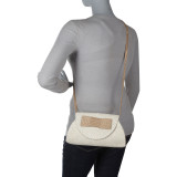 Lurex Paper Straw Bow Clutch/Crossbody