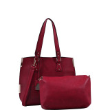 Lizzy Mazed Tote Bag with Removable Cosmetic Pouch