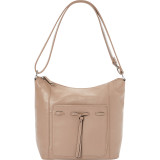 Smooth Leather Convertible Hobo