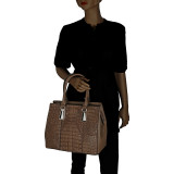 Willow Crocodile Leather Tote