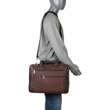Double Play - Colombian Leather Laptop Portfolio