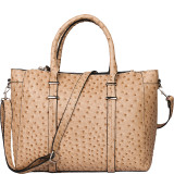 Desi Double Zipper Satchel