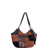Indio Satchel Shoulder Bag - Leather