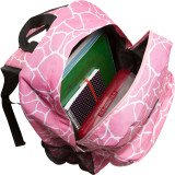Pink Giraffe Crackerjack Backpack