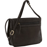 Small 3/4 Flap Crossbody Bag