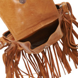 Eagle Feather Soft Crossbody Fringe Bag