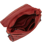 Pompei Expandable Cross Body Bag-Leather