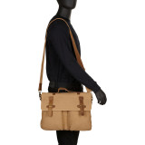Casual Style Canvas Laptop Messenger Bag