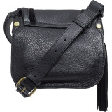 Studded Lux Bohemian Saddle Crossbody