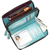 Twin Zip Organizer Wallet