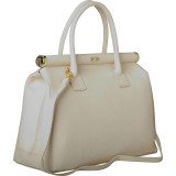 Elegant Italian Leather Tote and Shoulder Bag