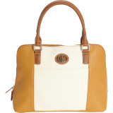 Vertical Color Block Large Satchel