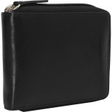 Men’s RFID Zippered Wallet with Removable Passcase