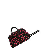 Kisses 21" Rolling Duffel Bag