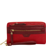 Takeaway Extra Large Zip Around RFID Blocking Wallet