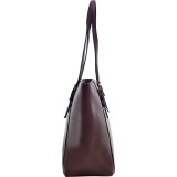 Faux Leather Buckle Strap Tote