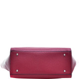 Faux Leather Winged Satchel