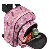 Horses in Pink Pack 'n Snack Backpack