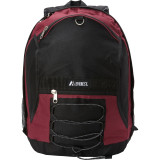 Two Tone Backpack with Mesh Pockets