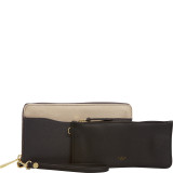 Veritas Extra Large Zip Around RFID Blocking Wallet