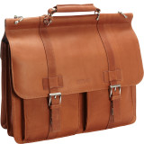 Mind Your Own Business - Colombian Leather Dowel Rod Laptop Case