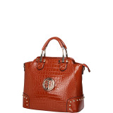 Arianna Croc Satchel