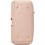 Pretty Pleats Smooth Leather Satchel