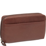 Medium Full Zip Organizer Clutch Wallet