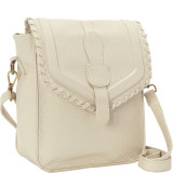 Whipstitch Accent Flap Crossbody