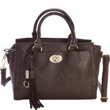 Turn-Lock Multi-Compartment Satchel