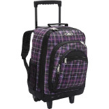 Patterned Wheeled Backpack