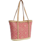 Paper Straw Tribal Tote