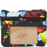 Abstract Floral Pik-Me-Up Large I.D. Coin / Card Case