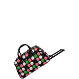 New Multi Dot 21" Rolling Duffel Bag